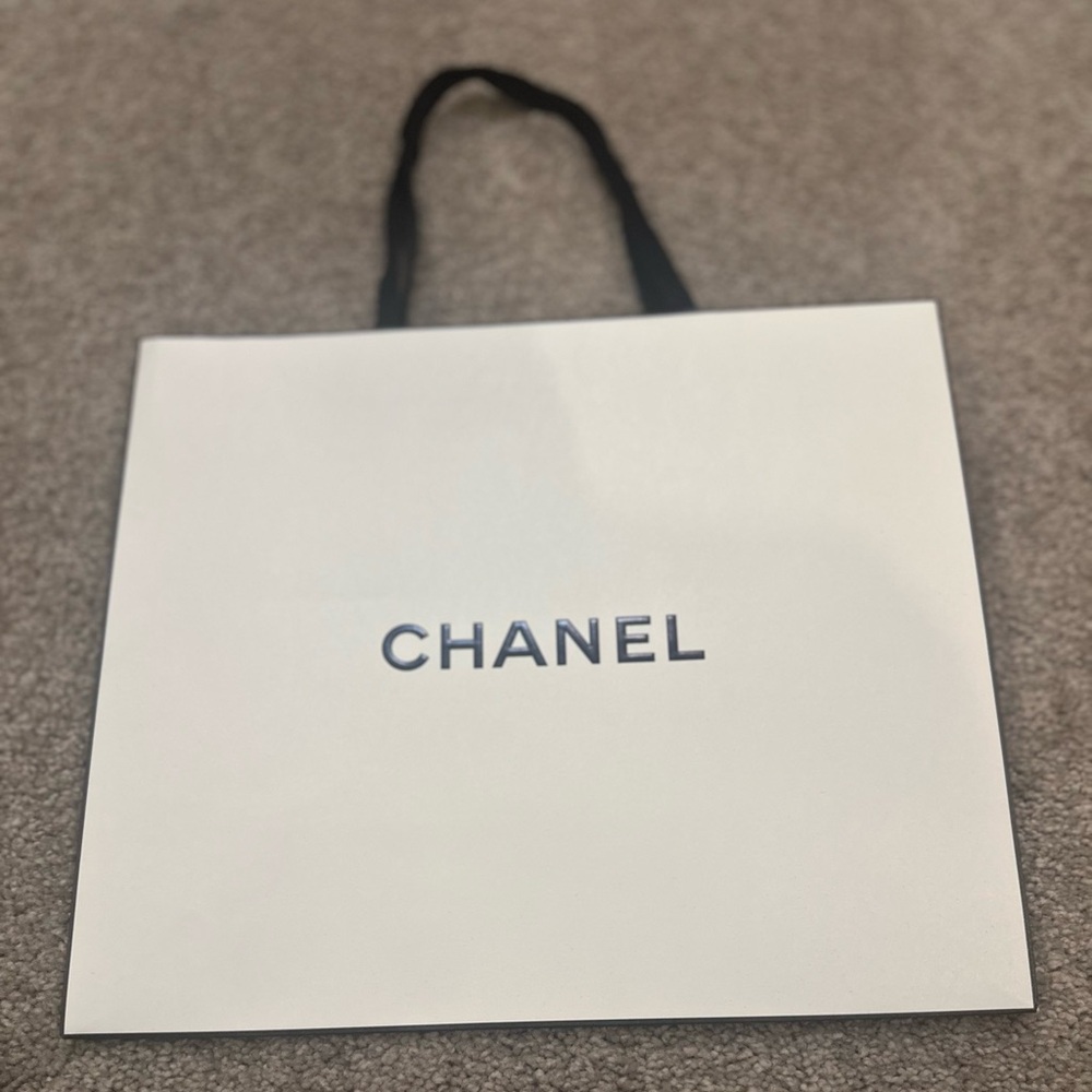 CHANEL Classic White Tote Bag